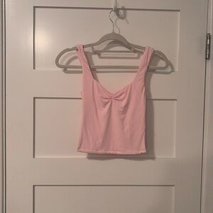 Pink White Fox Tank top